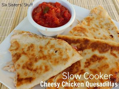 slow-cooker-cheesy-chicken-quesadillas-keeprecipes image