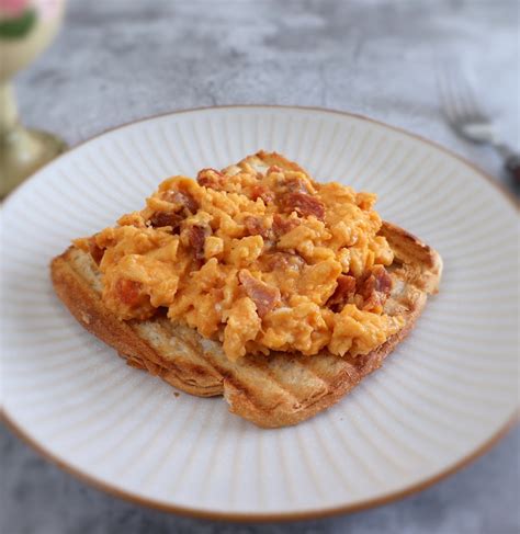 scrambled-eggs-with-chourio-recipe-food-from-portugal image