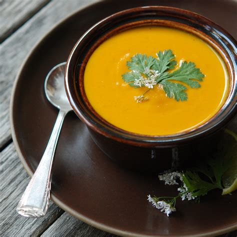 cream-of-carrot-soup-with-ginger-and-curry-food-wine image