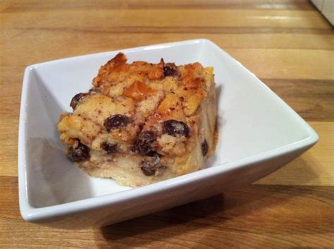 old-fashioned-bread-pudding-with-raisins-vintage image