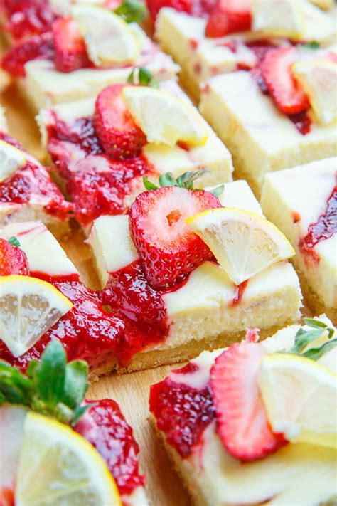 strawberry-lemon-cheesecake-bars-closet-cooking image