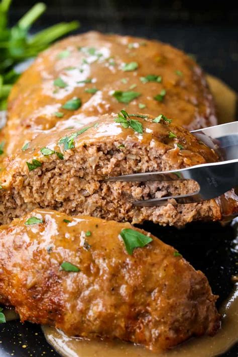 brown-gravy-meatloaf-the-best-meatloaf-recipe-ever image