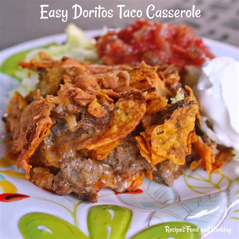 easy-doritos-taco-casserole-recipes-food-and-cooking image