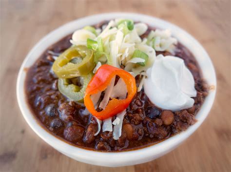 four-bean-beef-and-beer-chili-recipe-chef-dennis image