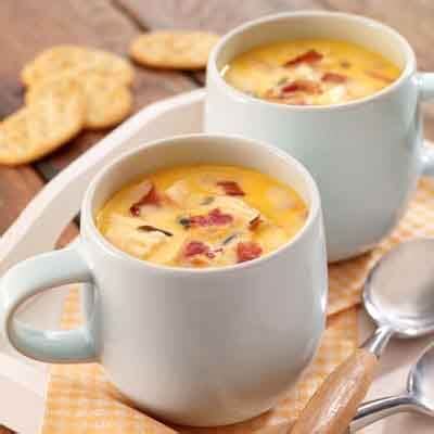 harvest-beer-cheese-soup-recipe-land-olakes image