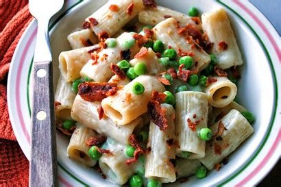 creamy-bacon-pasta-with-peas-tasty-kitchen image