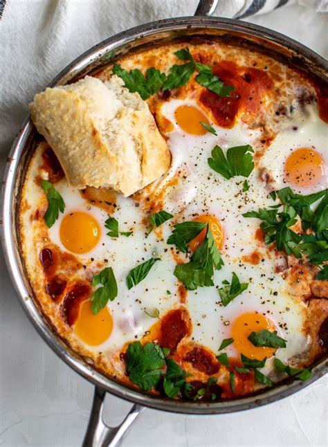 smoky-baked-eggs-with-ricotta-and-beans image