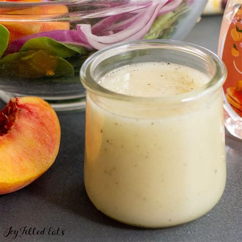 peach-vinaigrette-keto-low-carb-sugar-free-joy image