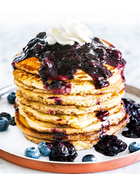 blueberry-buttermilk-pancakes-jo-cooks image