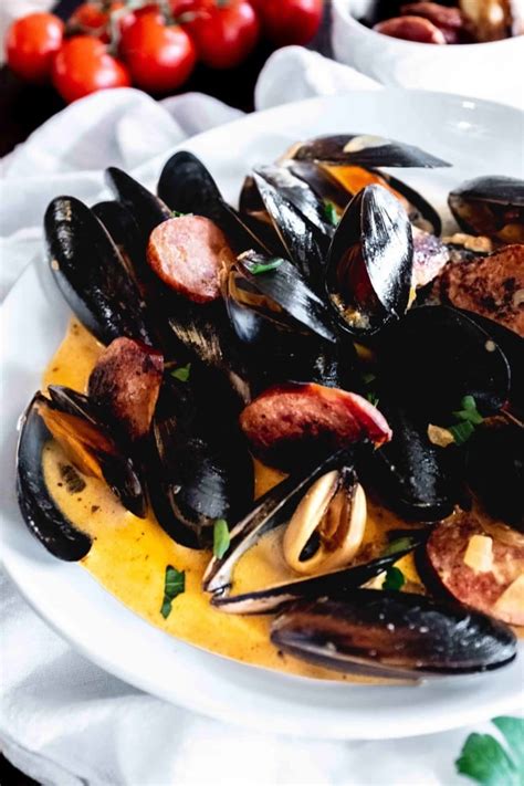 cajun-mussels-and-andouille-sausage-whisked-away image