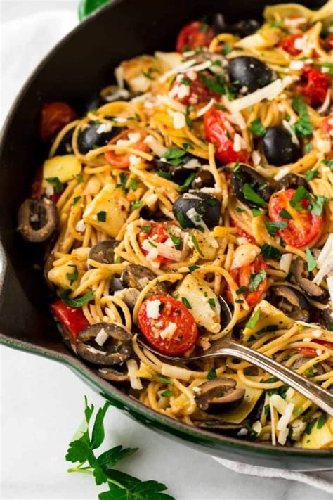 mediterranean-pasta-fast-healthy-pasta image