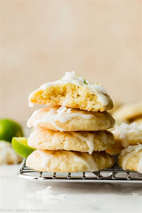 glazed-coconut-lime-cookies-sallys-baking-addiction image