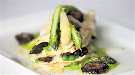 massimo-capras-free-form-asparagus-morel-and image
