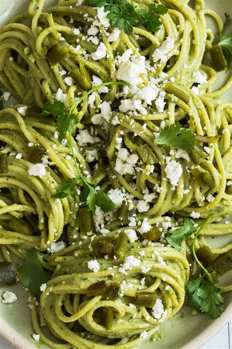 mexican-green-spaghetti-maricruz-avalos-kitchen-blog image