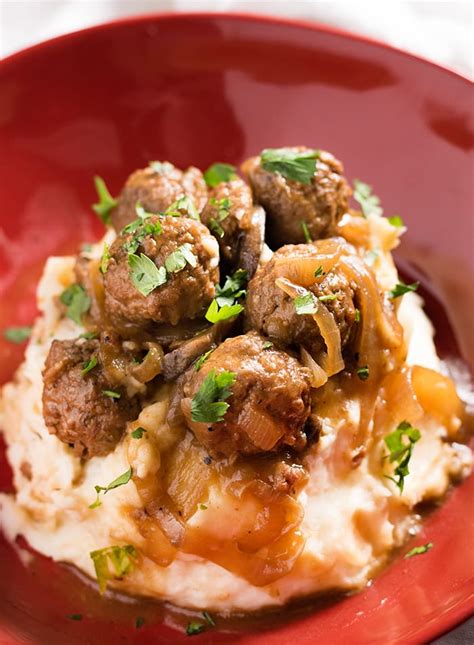 slow-cooker-meatballs-and-gravy-the-salty image