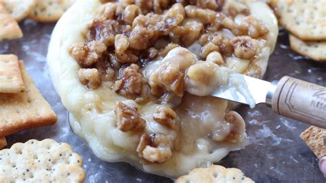 baked-brie-with-maple-glazed-walnuts image