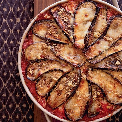 eggplant-parmesan-with-crisp-bread-crumb-topping image