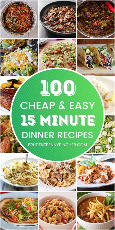 100-cheap-easy-15-minute-meals-prudent-penny image