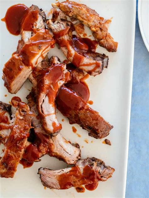 baby-back-ribs-with-a-sweet-honey-bbq-sauce image
