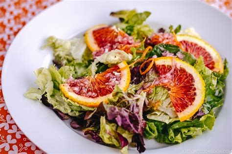 green-salad-with-blood-orange-vinaigrette-just-one image