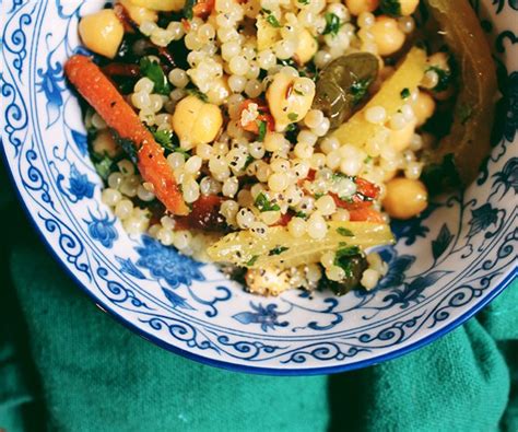 cilantro-couscous-salad-with-roasted-carrots image