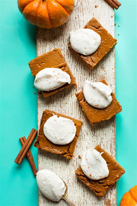 creamy-pumpkin-pie-bars-minimalist-baker image