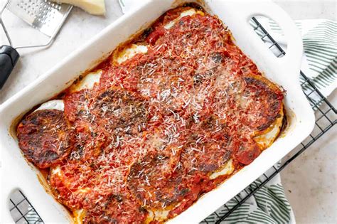 eggplant-parmesan-recipe-baked-not-fried-simply image