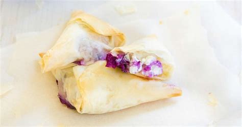 4-ingredient-blueberry-goat-cheese-phyllo-turnovers image