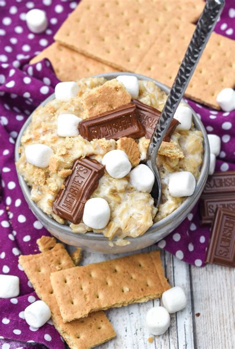 5-minute-smores-oatmeal-the-quicker-kitchen image
