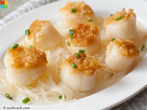 steamed-scallops-with-vermicelli-recipe-noob-cook image