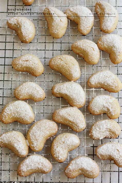 kourabeides-greek-almond-crescent-cookies-cook image