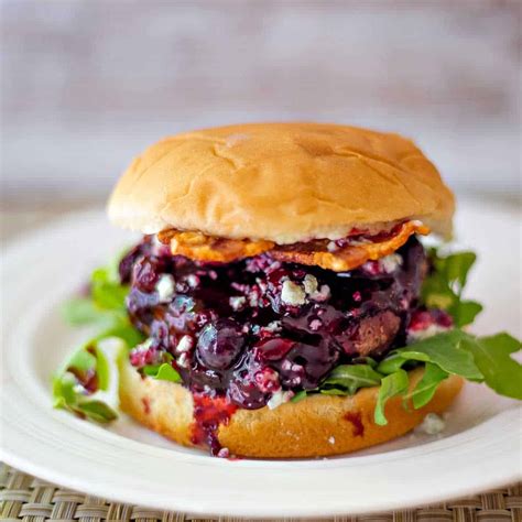 blueberry-blue-cheese-bacon-burger-life-love-and image