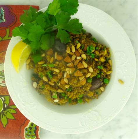 sprouted-quinoa-mushroom-pilaf-janes-healthy image