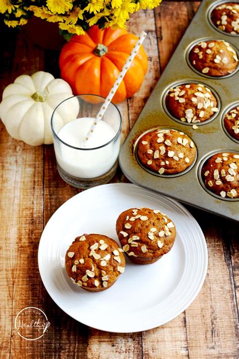 whole-wheat-pumpkin-spice-muffins-a-pinch-of-healthy image
