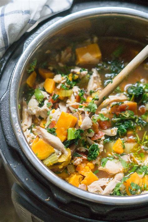 chicken-kale-soup-with-sweet-potato-instant-pot image