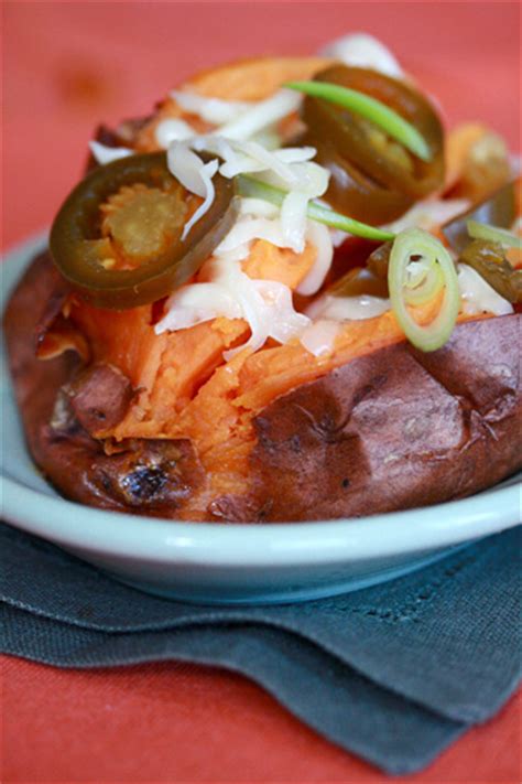 twice-baked-sweet-potato-with-cheese-and-jalapenos image