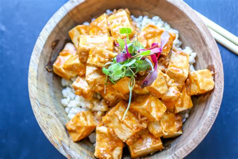 tofu-with-spicy-peanut-sauce-the-buddhist-chef image