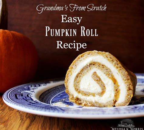 how-to-make-a-pumpkin-roll-from-scratch-melissa-k image