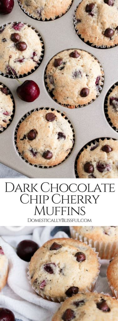 dark-chocolate-chip-cherry-muffins-domestically image