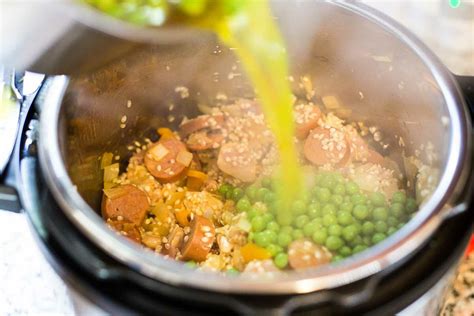 instant-pot-paella-with-chicken-and-sausage image