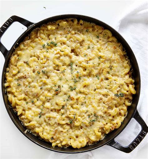 french-onion-chicken-macaroni-and-cheese image