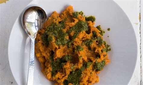 mashed-sweet-potatoes-with-coriander-lime-salsa image