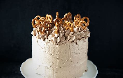 chocolate-peanut-butter-stout-layer-cake image