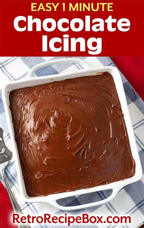 easy-chocolate-1-minute-icing-retro-recipe-box image