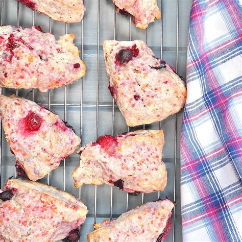 mixed-berry-scones-homemade-yummy image