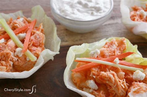 easy-slow-cooker-tasty-buffalo-chicken-wraps image