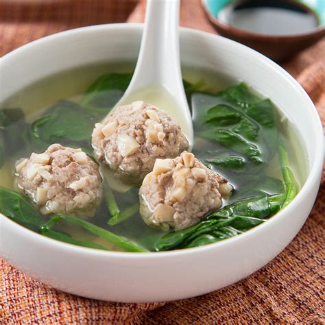 my-moms-pork-meatball-spinach-soup-the image