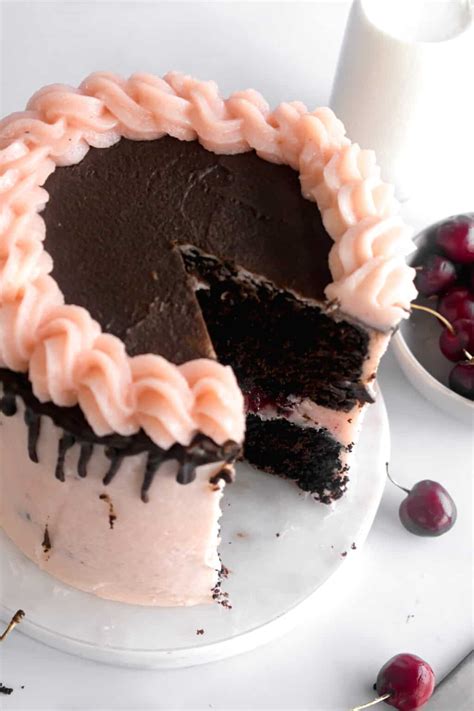 cherry-devils-food-cake-thatbakeblog image