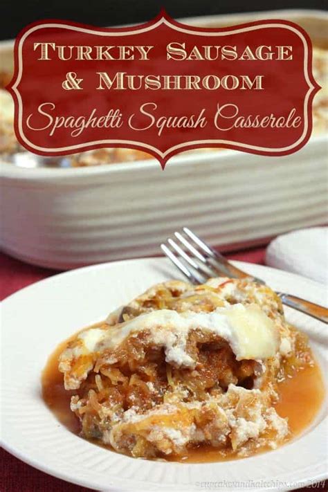 turkey-sausage-and-mushroom-spaghetti-squash image