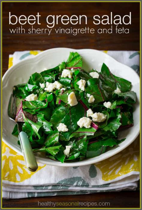 beet-green-salad-healthy-seasonal image